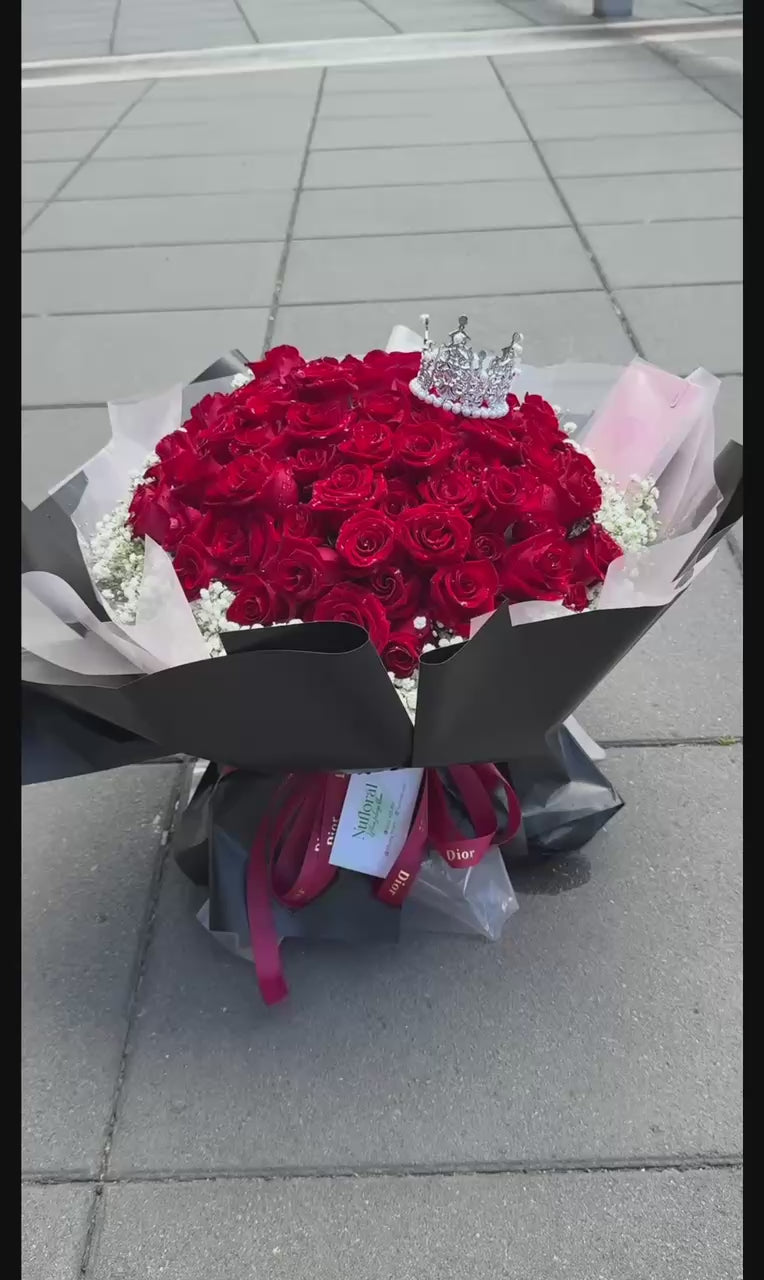 Royal Red Rose Bouquet